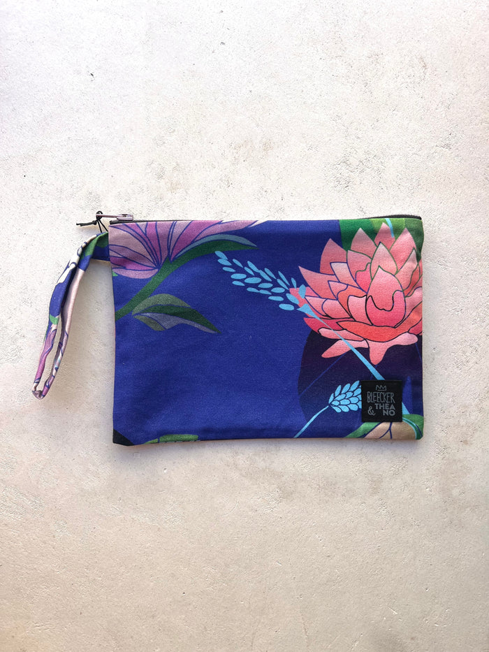 POUCH "THEANO FLOWERS" MULTICOLOR