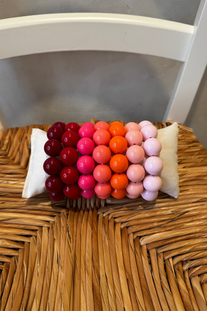 CHUNKY RESIN BRACELET „REDS“