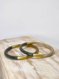 BRACELET "KASSANDRA" KHAKI/GOLD