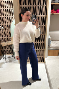 HIGHWAIST WIDE LEG PANTS BLUE