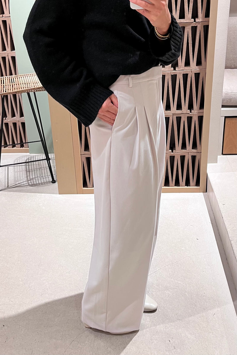 WIDE SUIT PANTS ICE