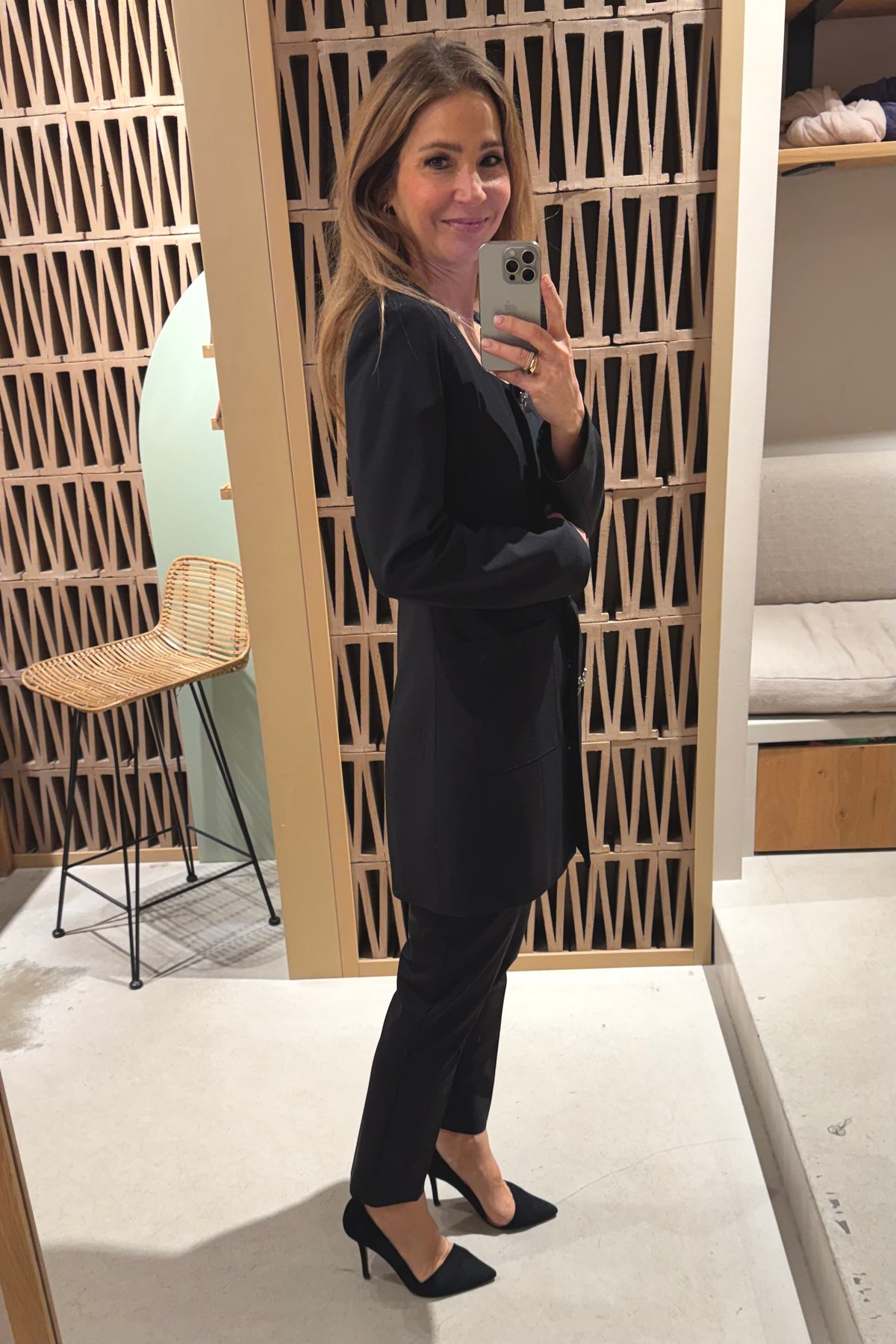 SHORT BLAZER DRESS BLACK