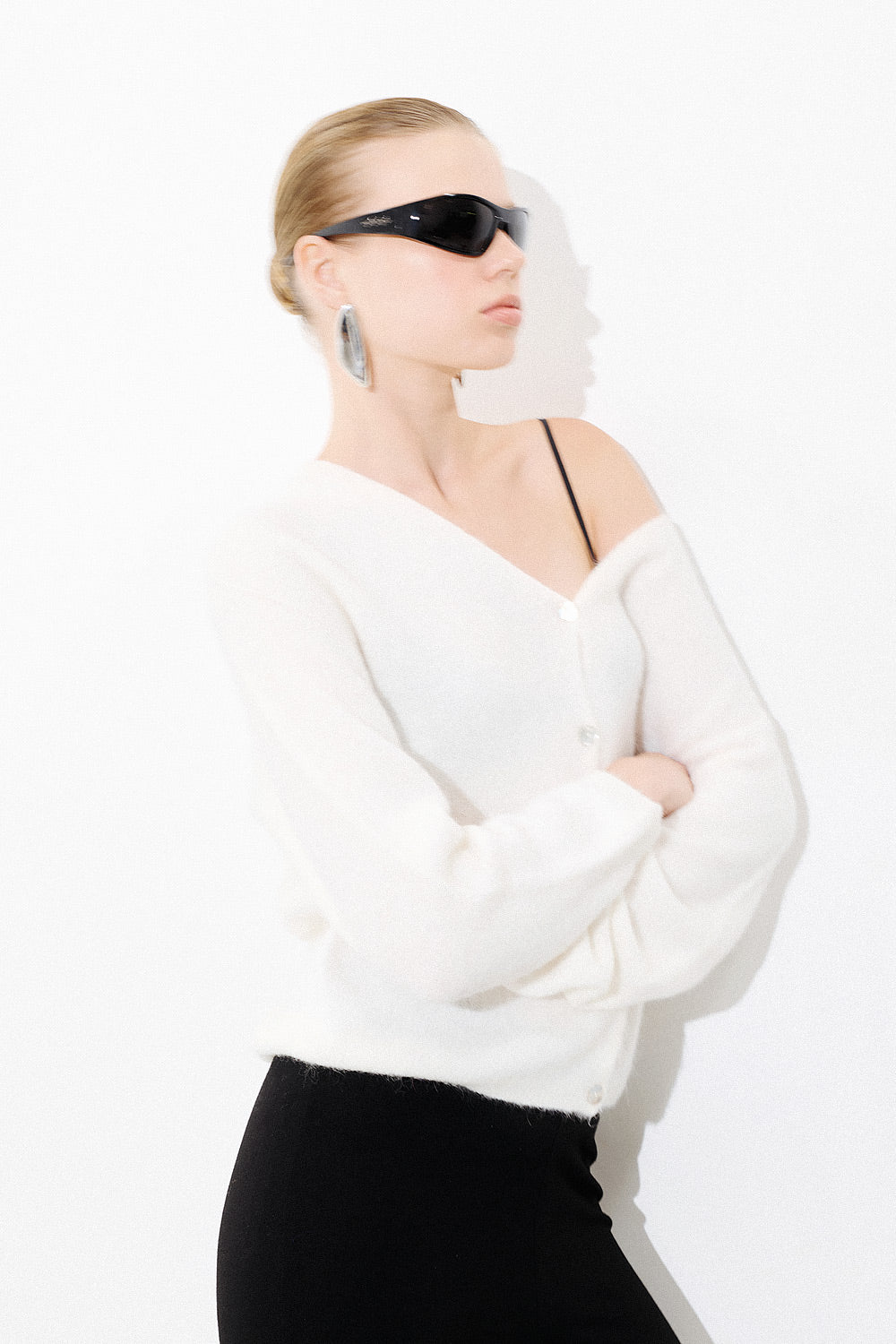 SOFT ALPACA-MIX CARDIGAN