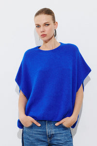 OVERSIZED SOFT ALPACA-MIX PONCHO