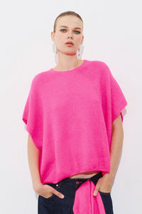 OVERSIZED SOFT ALPACA-MIX PONCHO