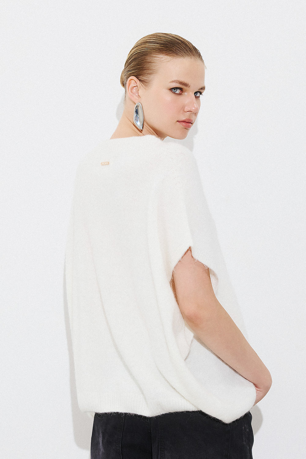 OVERSIZED SOFT ALPACA-MIX PONCHO