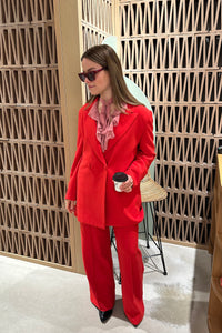 OVERSIZED BLAZER RED
