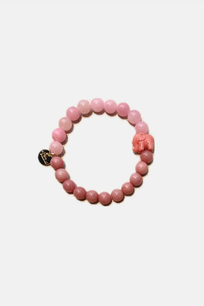 SEMI-PRECIOUS STONE BRACELET "ELEPHANT“