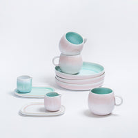 GLASED MINI STONEWARE TRAY "MALEDIVES"