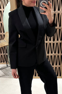 SMOKING BLAZER BLACK "VIKTORIA"
