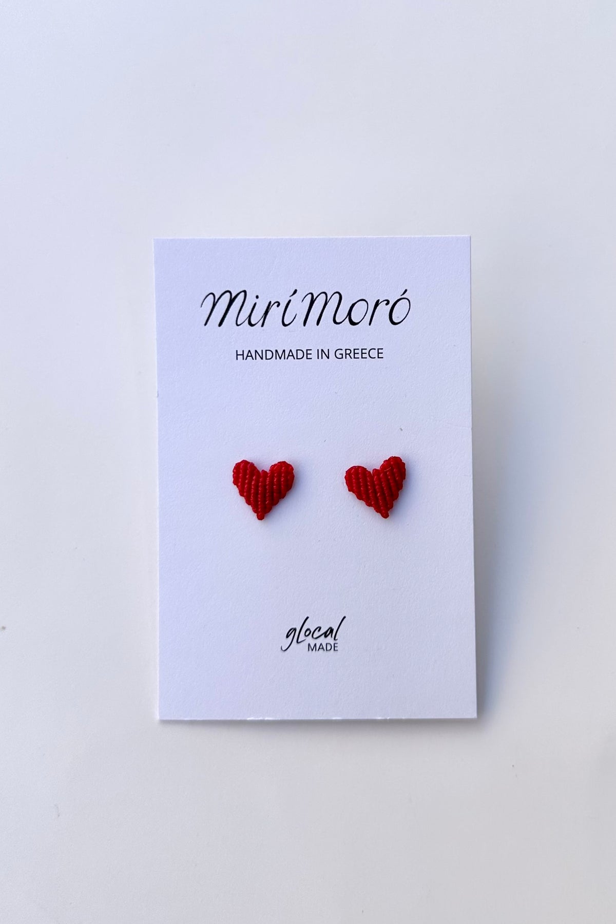 MAKRAMEE EARRINGS "HEARTS"