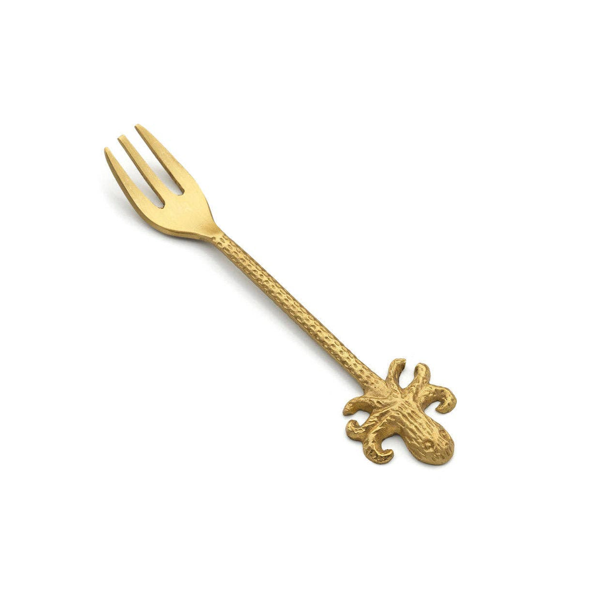 HANDMADE FORK "OCTOPUS" GOLD