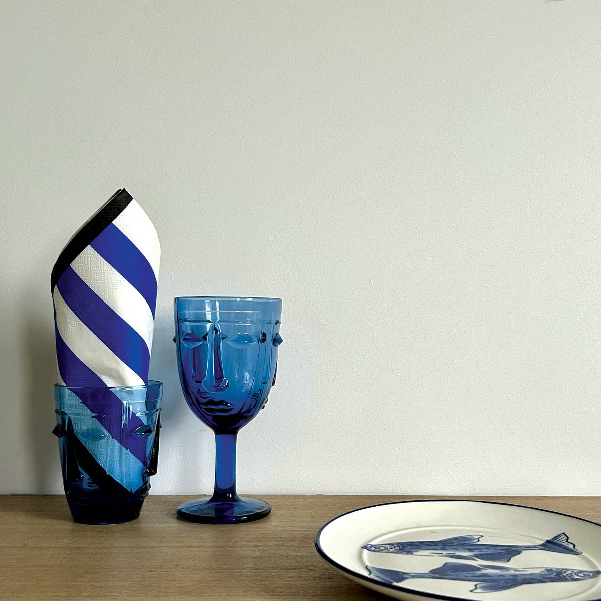 GLAS "FACE" BLUE