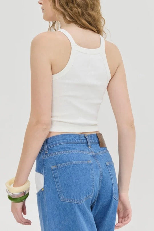 TANK TOP "PIERA"WHITE