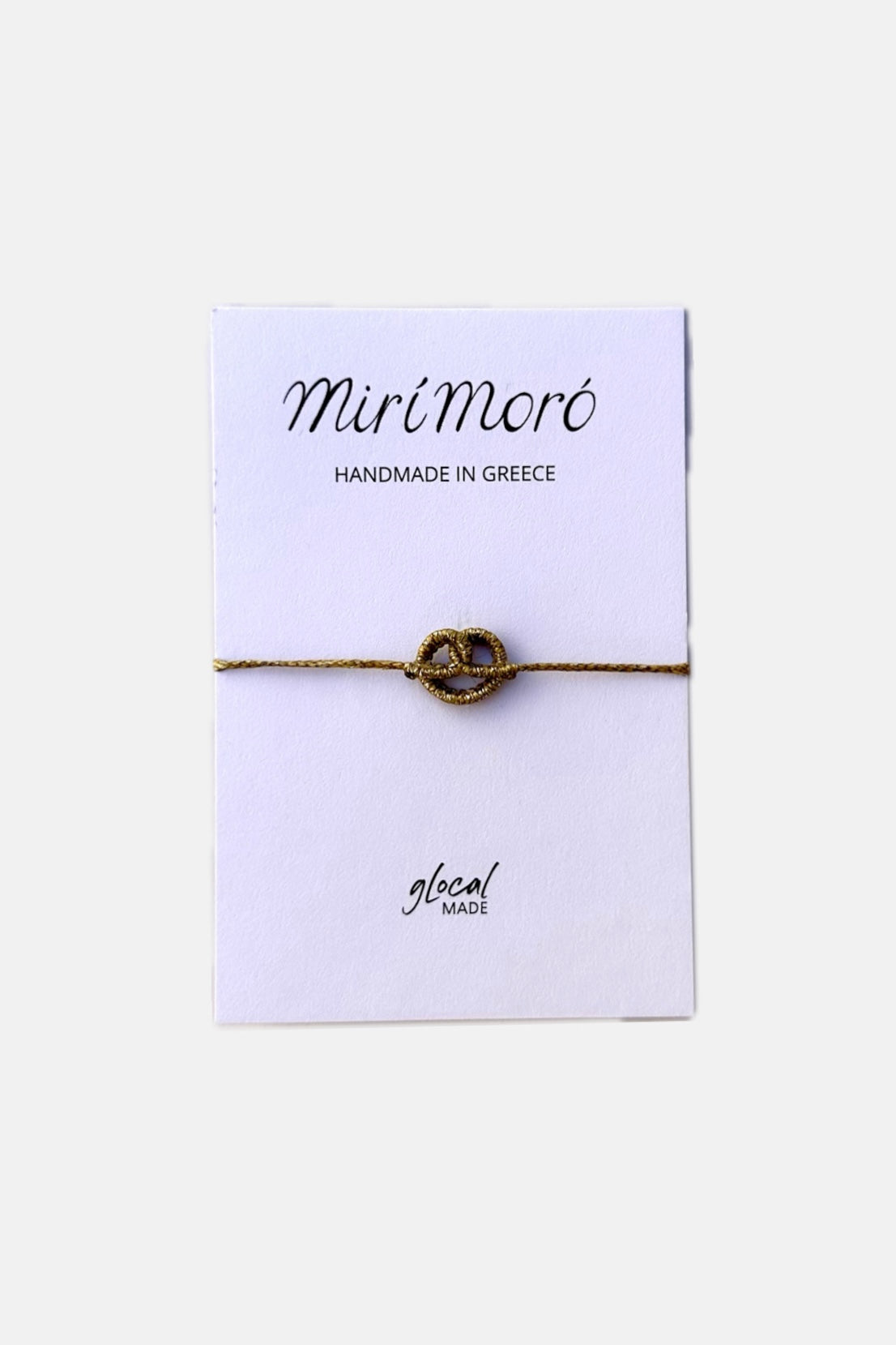 MAKRAMEE BRACELET "BREZEL"