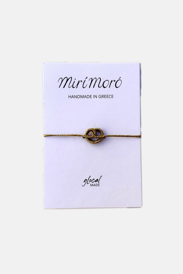 MAKRAMEE BRACELET "BREZEL"