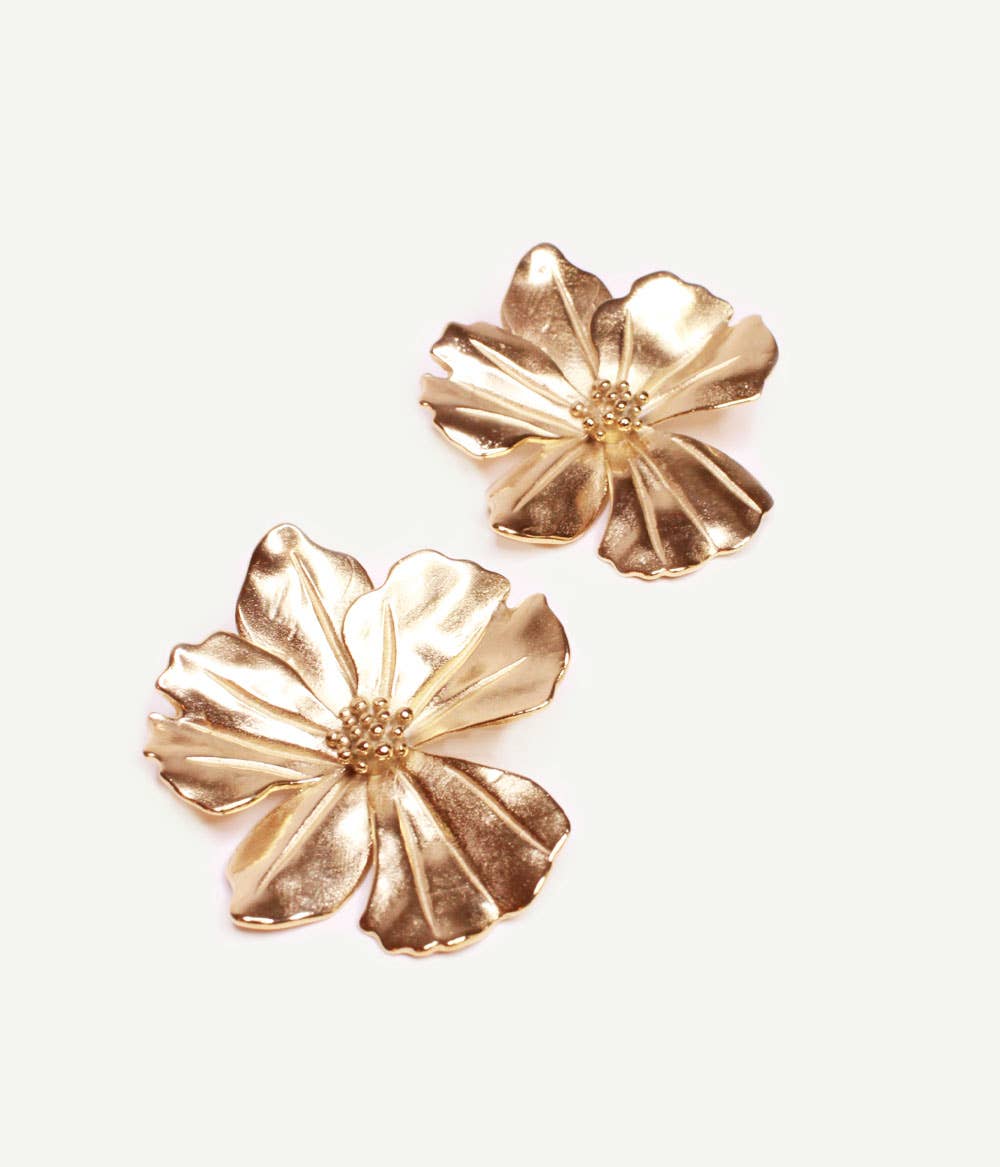 STATEMENT EARRINGS "VICKY" GOLD