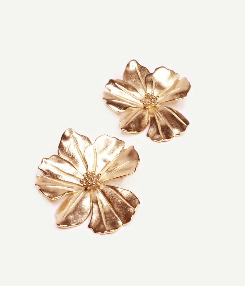 STATEMENT EARRINGS "VICKY" GOLD