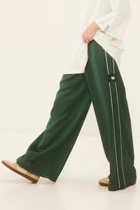 TRACK PANTS "PEACOCK" GREEN