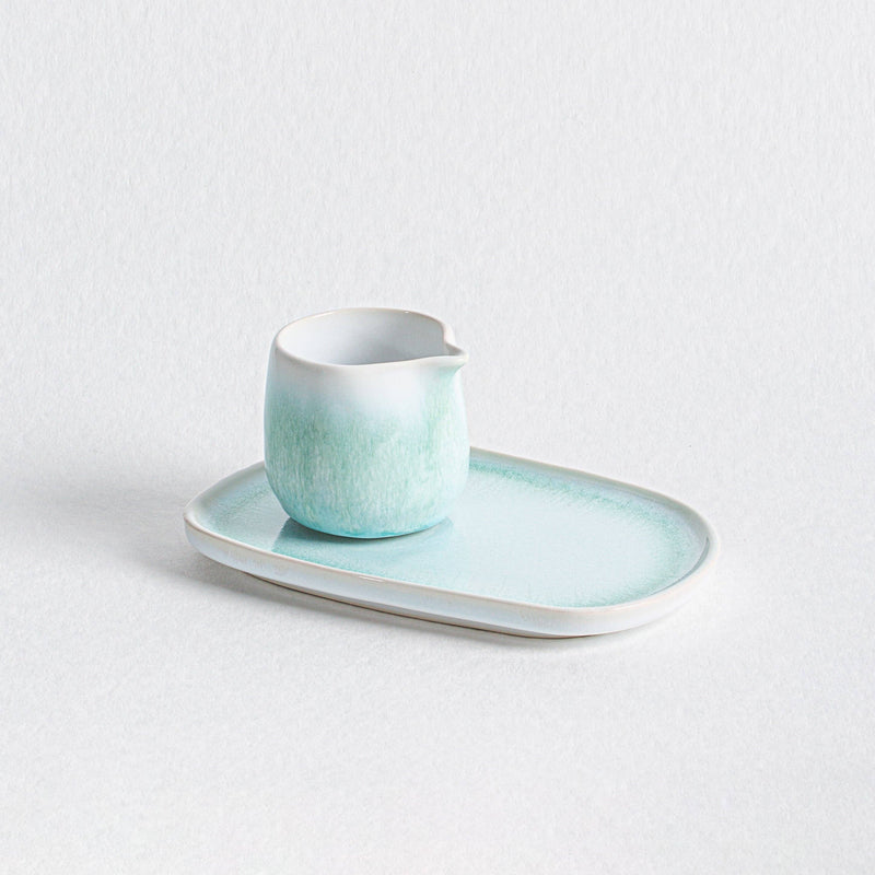 GLASED MINI STONEWARE TRAY "MALEDIVES"