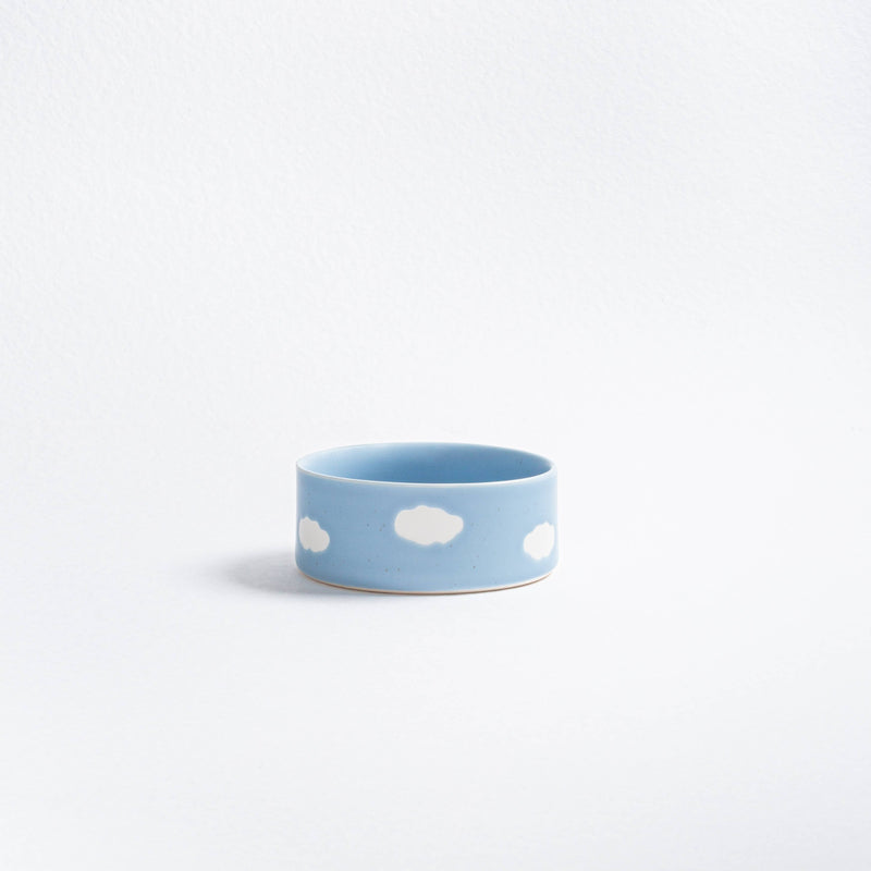 FEEDING BOWL SET OF 2 BLUE CLOUD