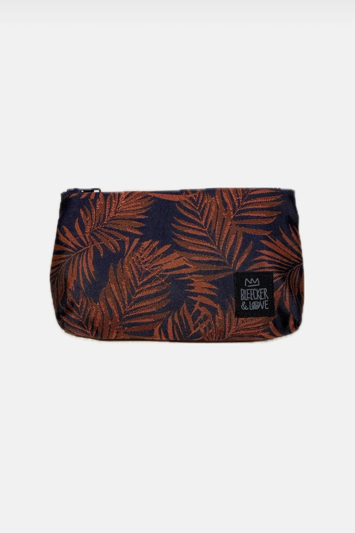 MINI POUCH "CINNAMON" NAVY/ORANGE