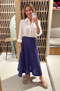 MIDI SKIRT "ANDREIA" PURPLE