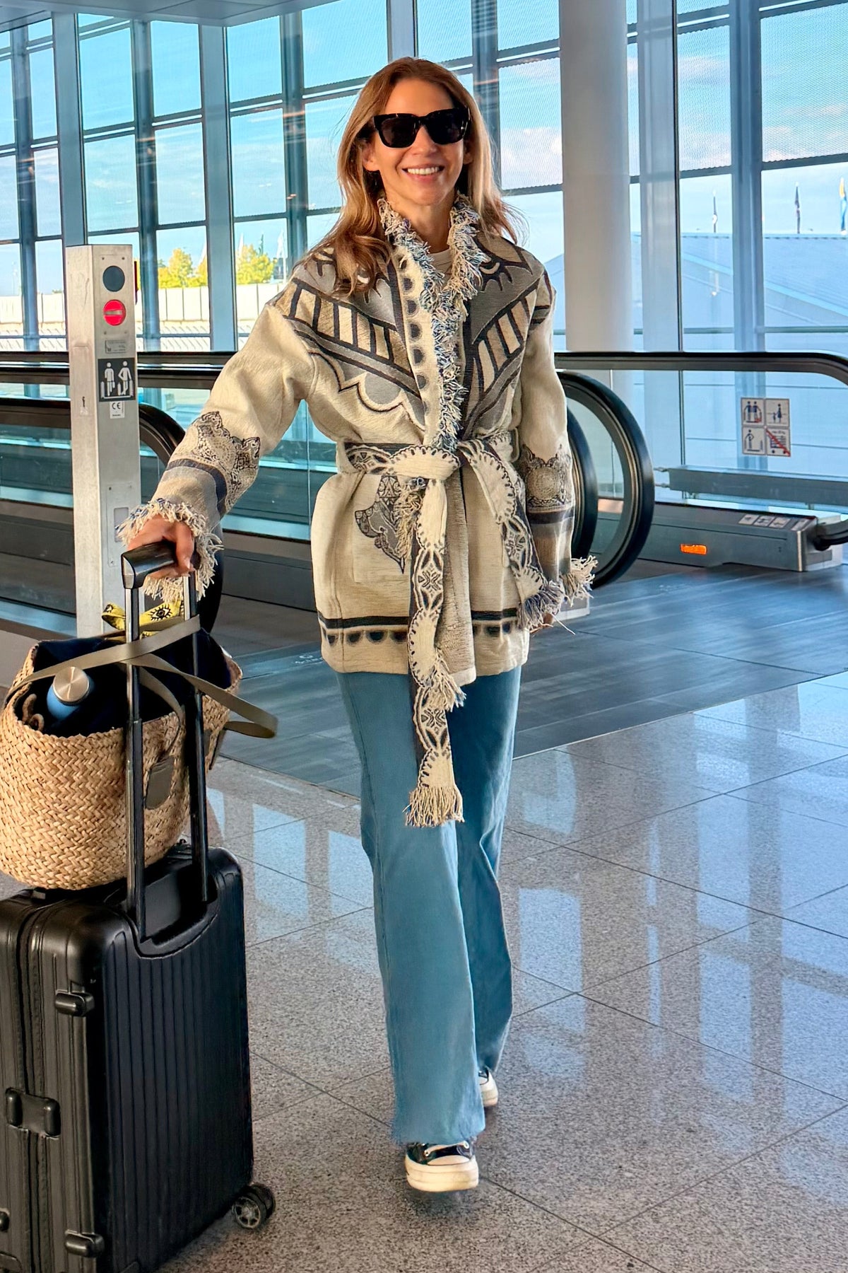 PALAZZO DENIM JEANS SUMMER BLUE