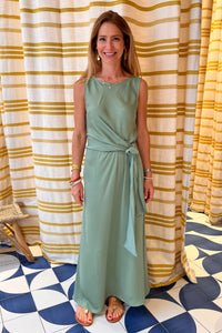 MIDI WRAP DRESS "SKOPELOS" MINT