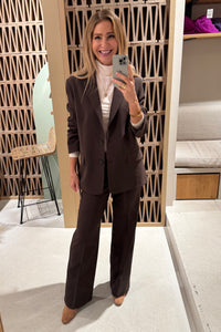 OVERSIZED BLAZER BROWN