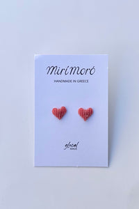 MAKRAMEE EARRINGS "HEARTS"