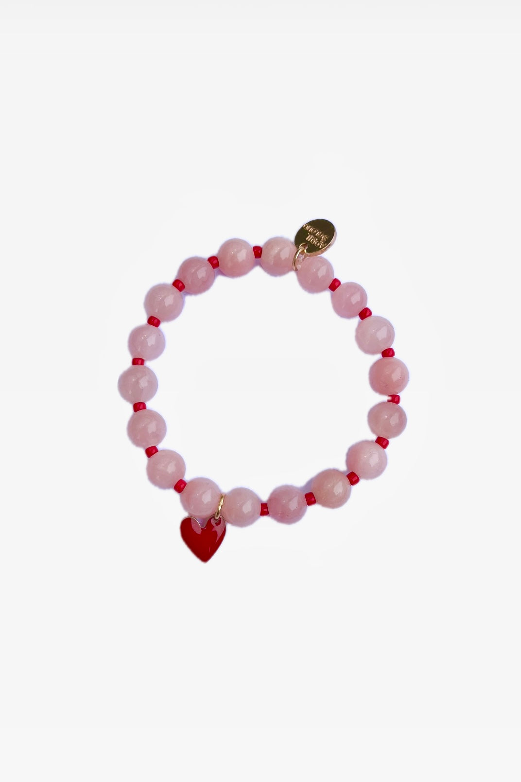 SEMI-PRECIOUS STONE BRACELET "HAPPY HEART“