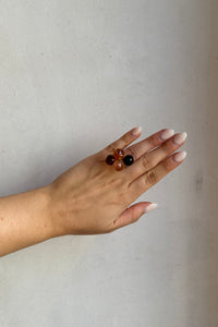 HANDMADE COCKTAIL RING "MURANO" MYSTICAL
