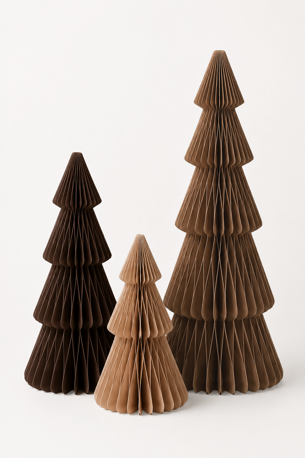 PAPER TREE SET SAND/CHOCOLATE/COFFEE