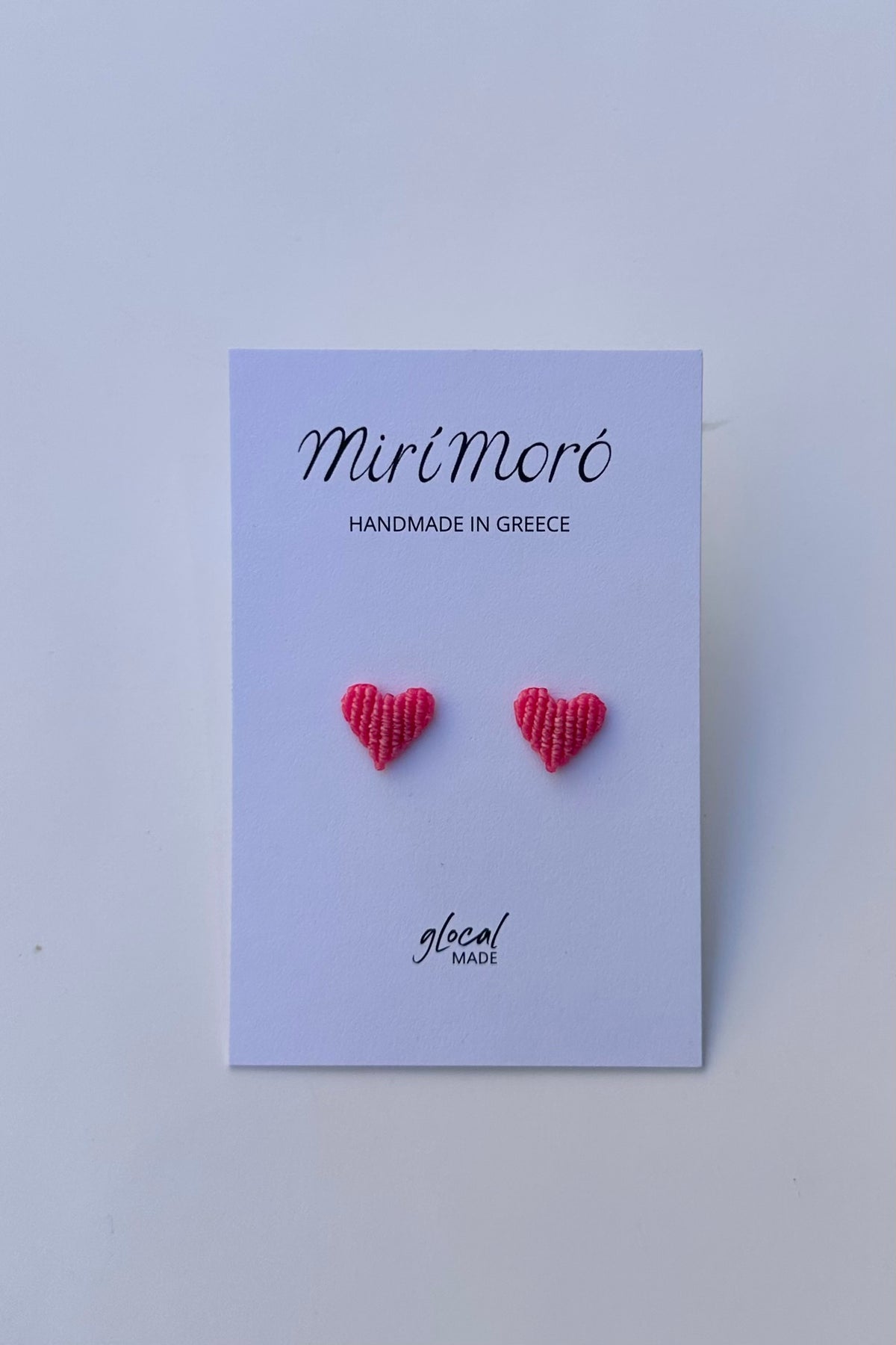 MAKRAMEE EARRINGS "HEARTS"
