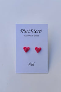 MAKRAMEE EARRINGS "HEARTS"