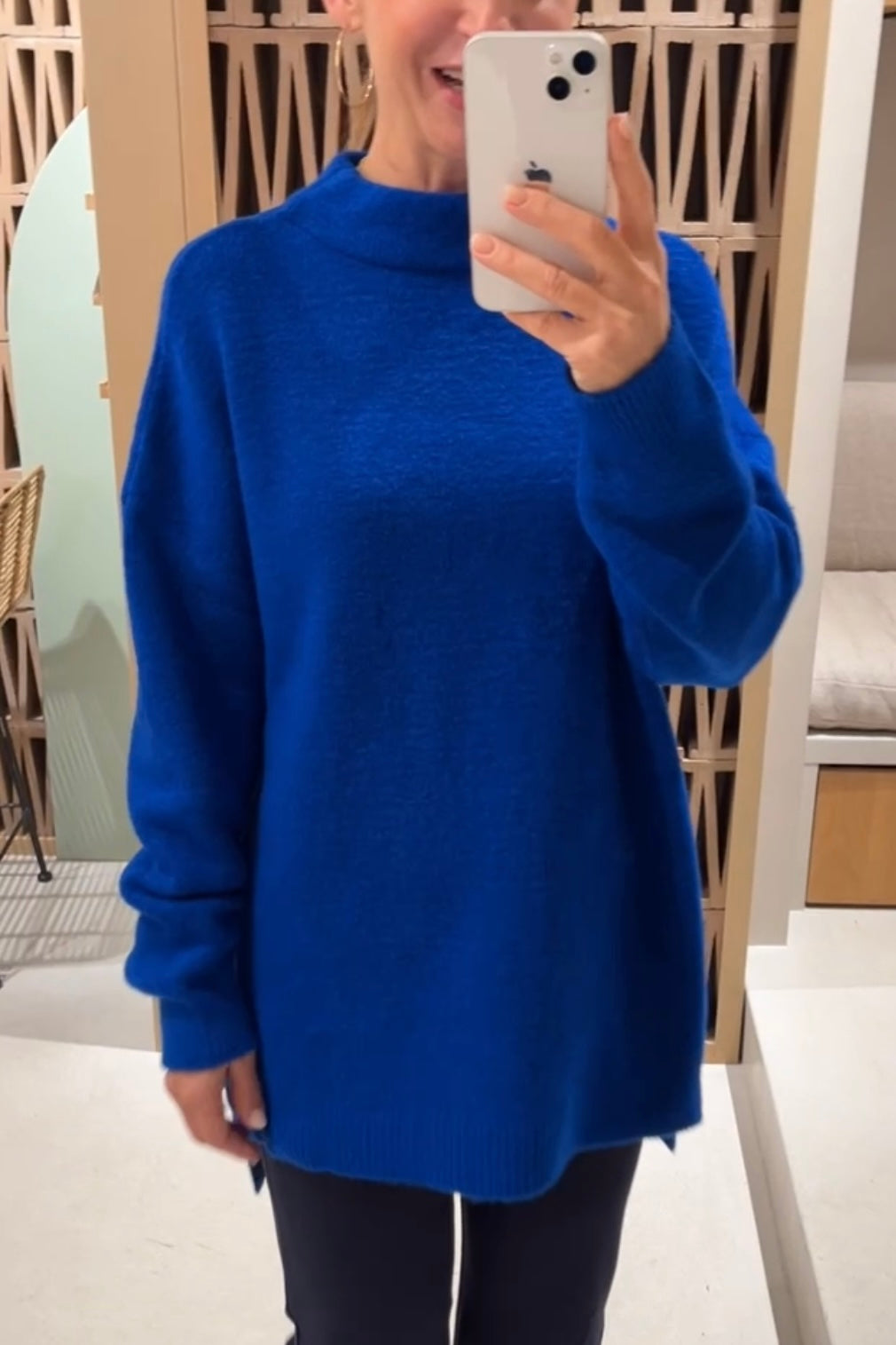 OVERSIZED LONG PULLOVER