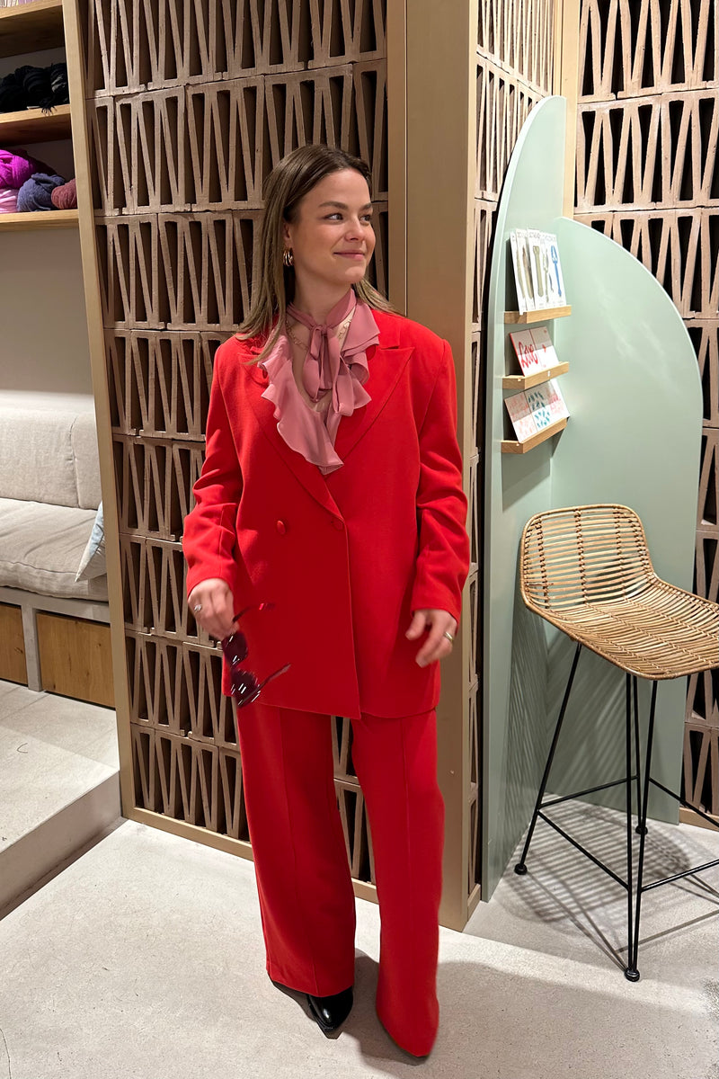 OVERSIZED BLAZER RED