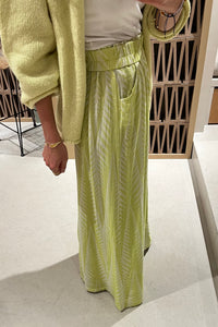 PALAZZO PANTS "FINIKAS" LIME