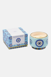 BIG SCENTED CERAMIC CANDLE "EYE“ INCENSE AND SMOKE
