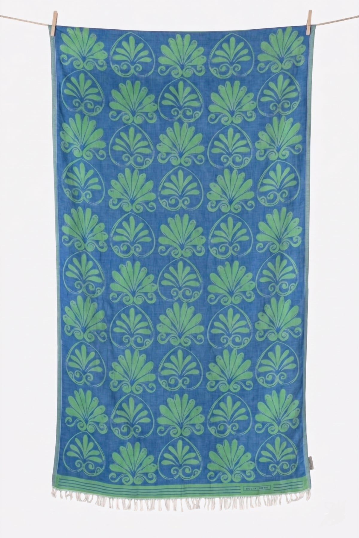WOVEN BEACH TOWEL "AKROKERAMO"