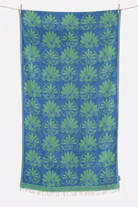 WOVEN BEACH TOWEL "AKROKERAMO"