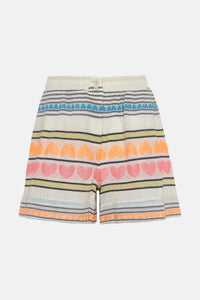 WOVEN JACQUARD SHORTS "AXIS" MULTICOLOR