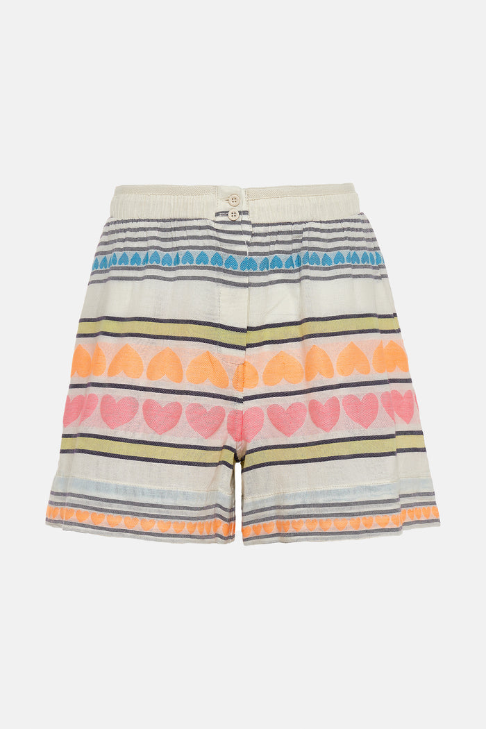 WOVEN JACQUARD SHORTS "AXIS" MULTICOLOR