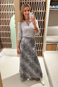 MAXI SKIRT "ROSEMARY" SNAKE