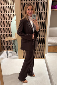 OVERSIZED BLAZER BROWN