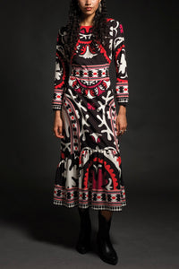 MIDI DRESS "ENIGMA" MULTICOLOR