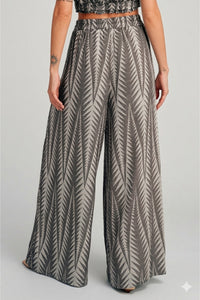 PALAZZO PANTS "FINIKAS" BLACK - LEMONI EXCLUSIVE