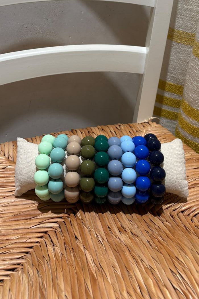 CHUNKY RESIN BRACELET „BLUES“