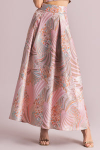LONG SKIRT "BROCADE" MULTICOLOR